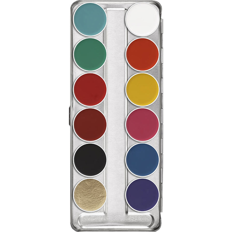 Aquacolor Palette 12 Colors