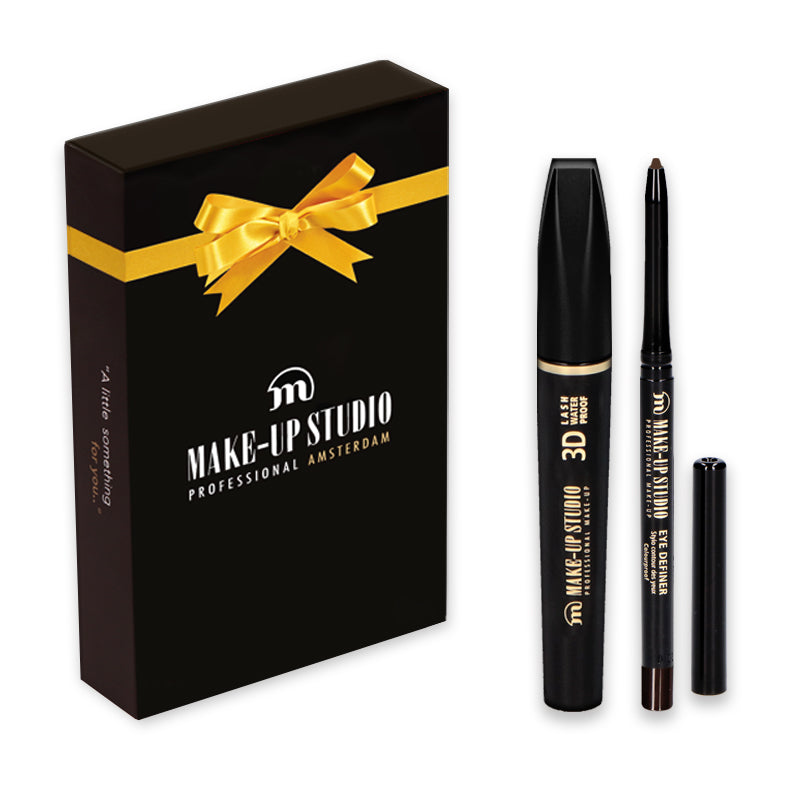 Mascara Waterproof 3D Extra Black  + Eye Definer Dark Brown