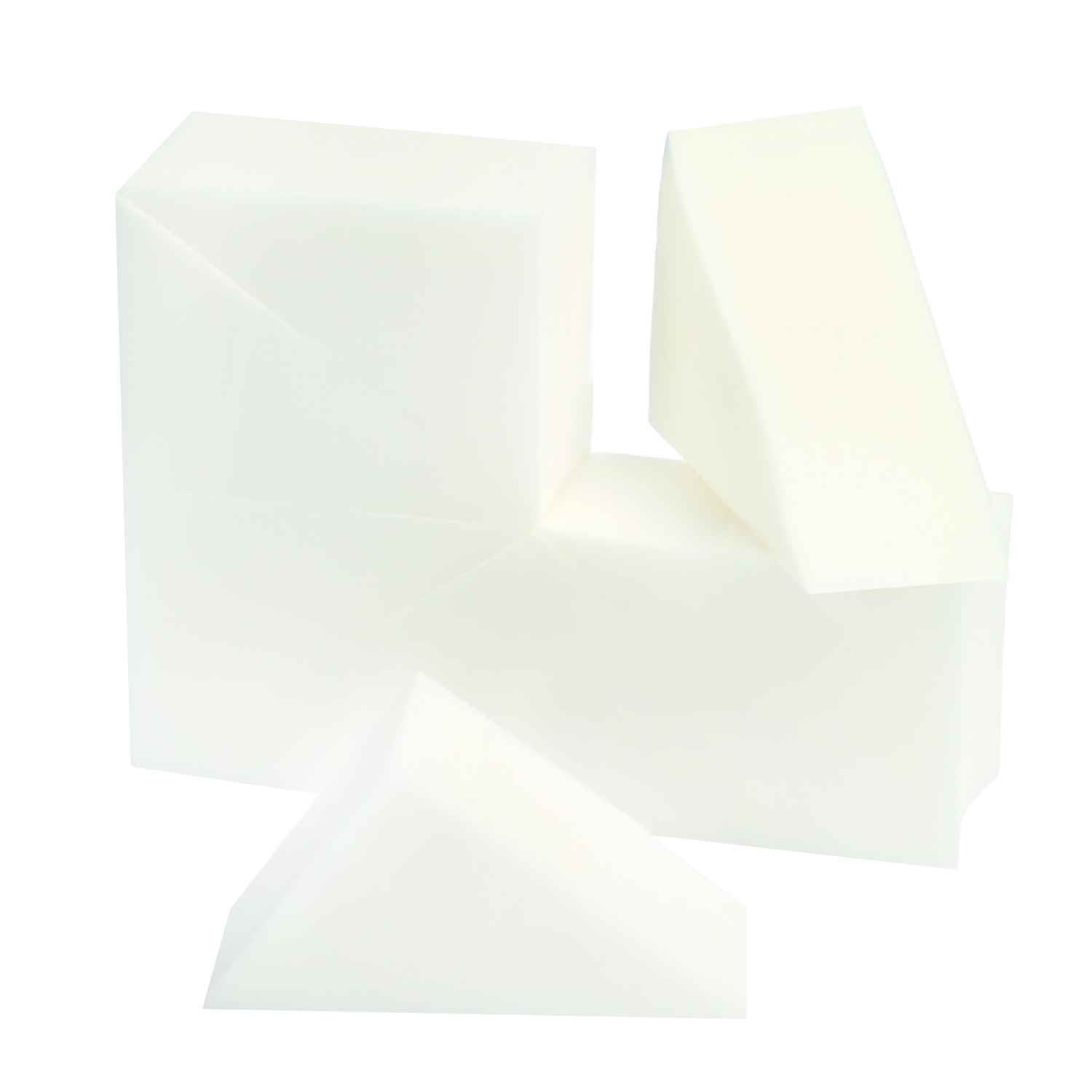 Wedged Sponge Block (8 pcs) - White