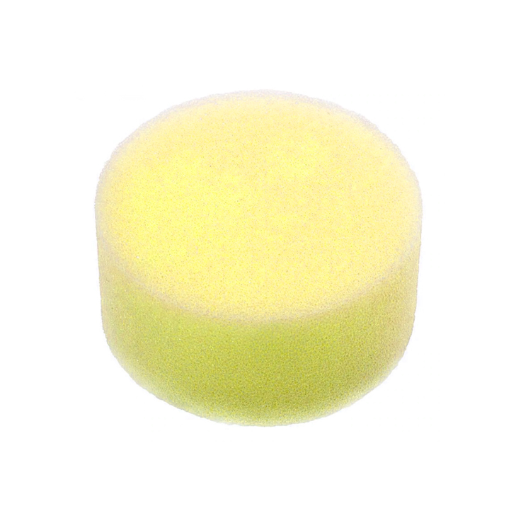 Round Make-up Sponge - Yellow