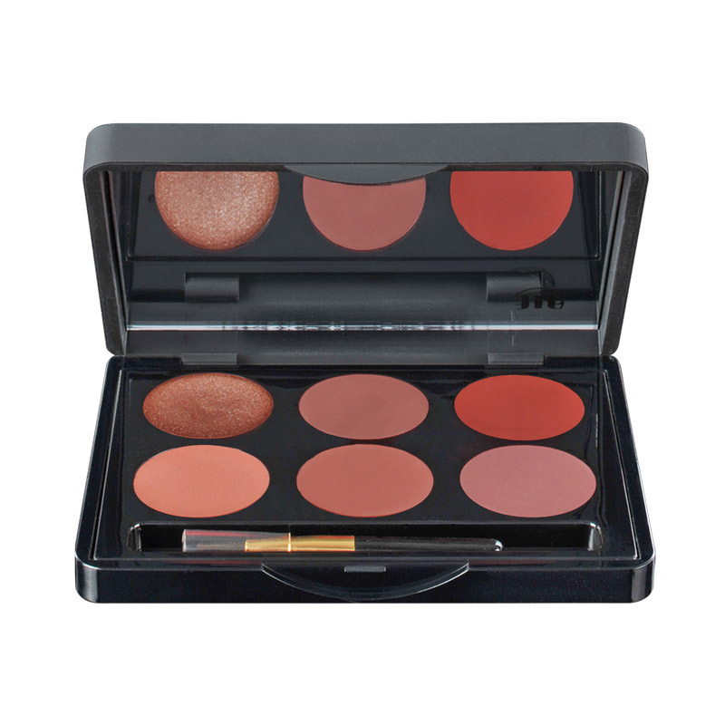 Lipcolourbox Lip palette met 6 kleuren - Nude