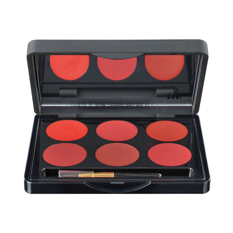 Lipcolourbox Lip palette met 6 kleuren - Off-Red