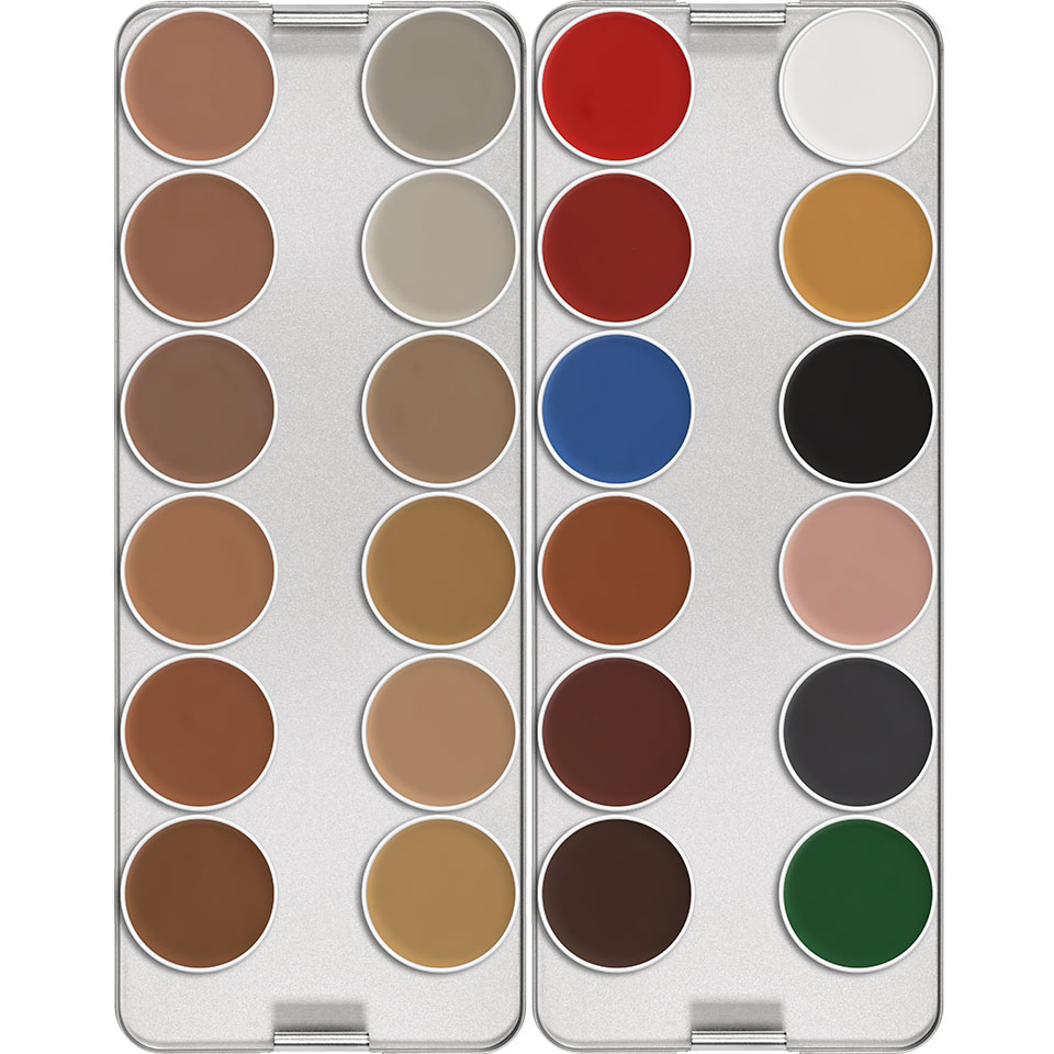 Aquacolor Waterschmink palette  - N