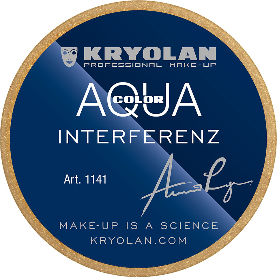Kryolan Aquacolor Interferenz Waterschmink - Gold