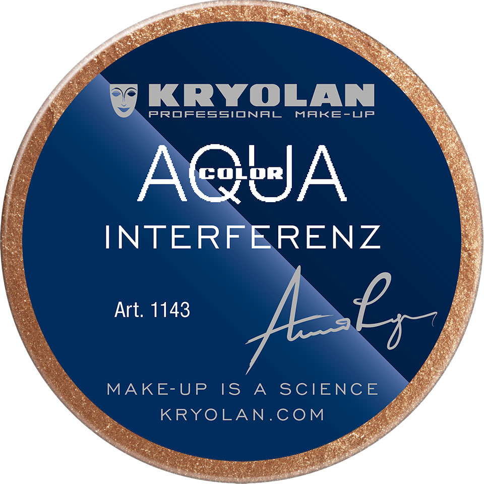 Kryolan Aquacolor Interferenz Waterschmink - Bronze