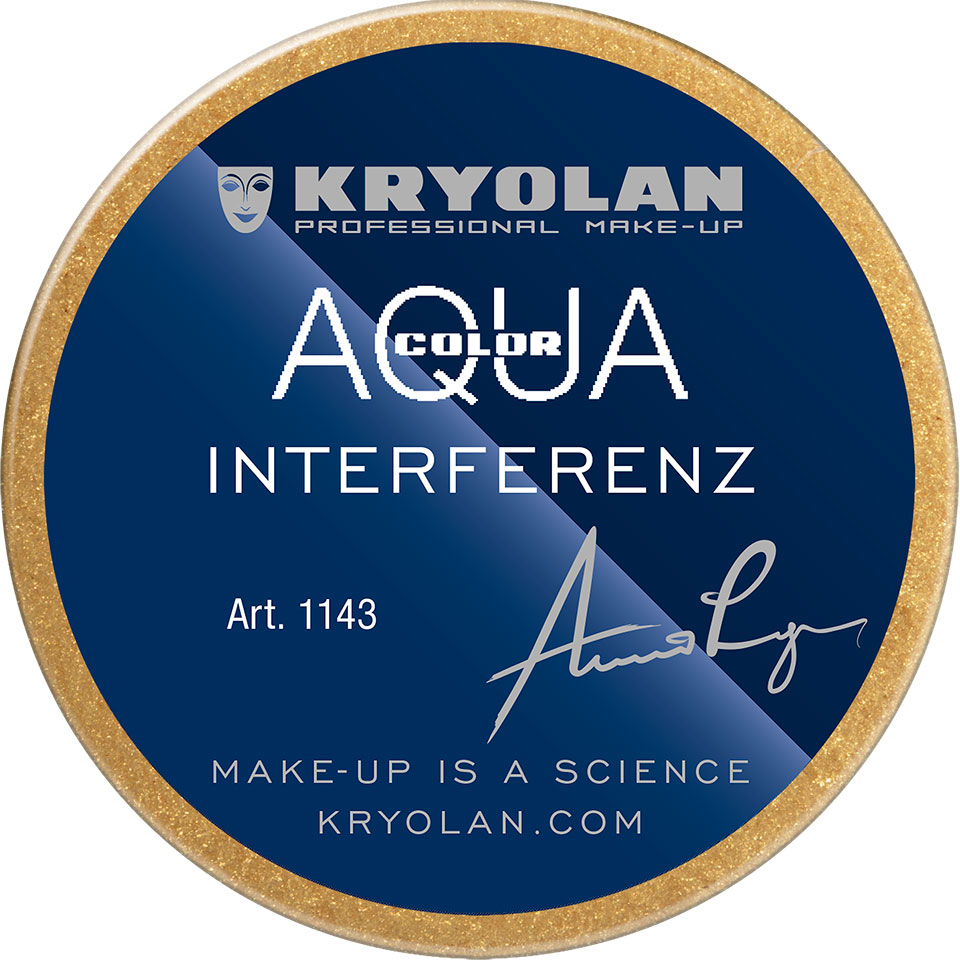 Kryolan Aquacolor Interferenz Waterschmink - Gold