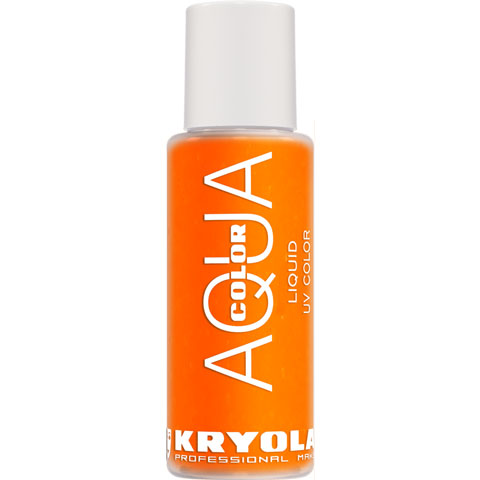 Kryolan Aquacolor Liquid UV-Color Waterschmink - Orange