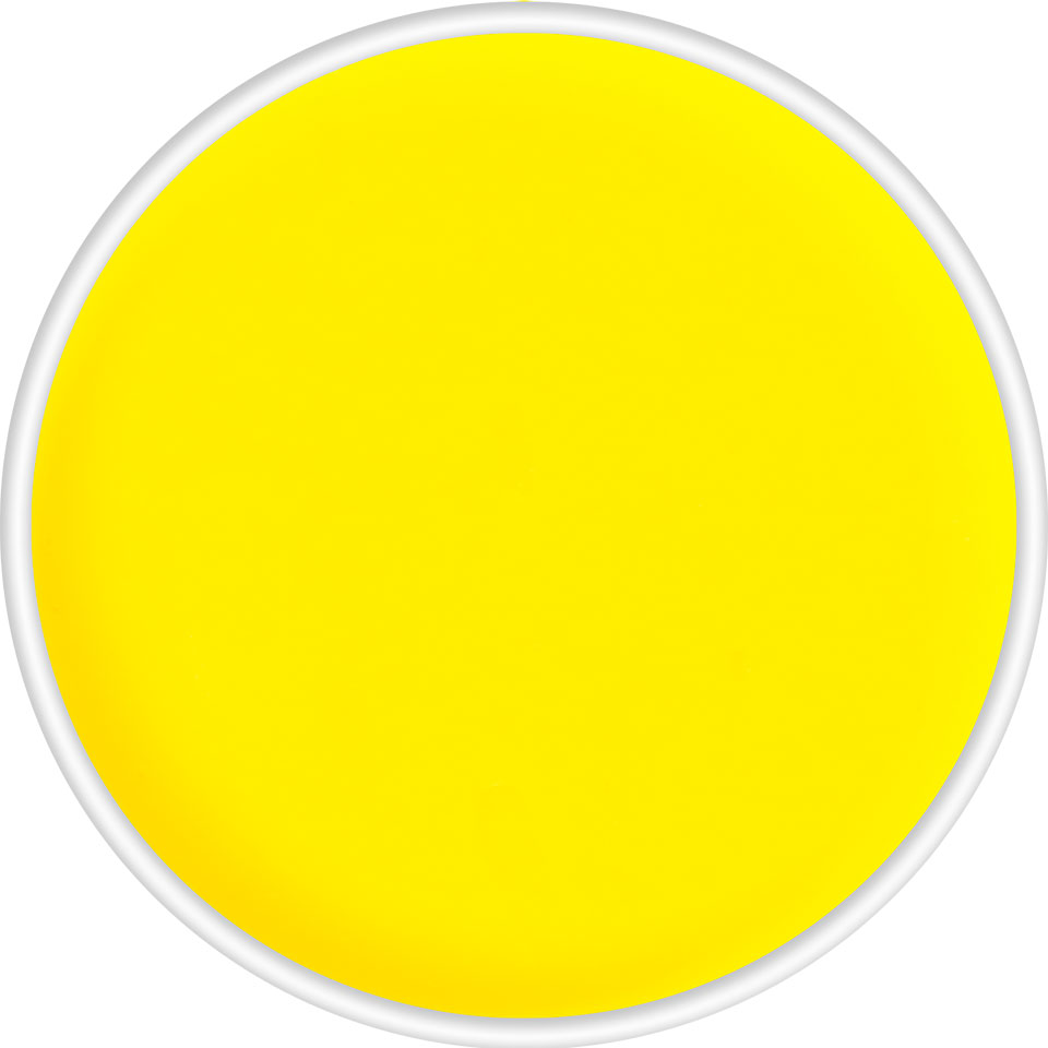 Kryolan Aquacolor UV-Dayglow Waterschmink Refill - UV yellow